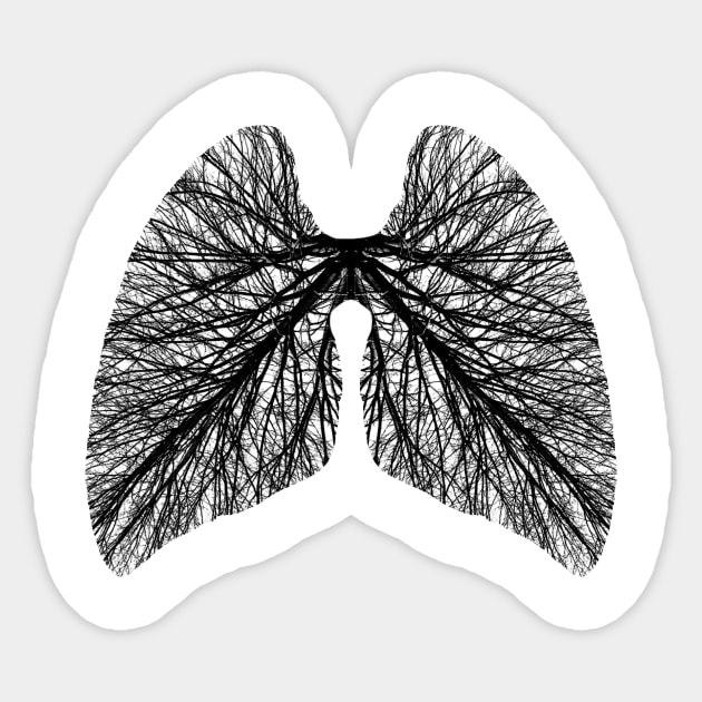 Tr-Lungs Sticker by ZeroInUtero